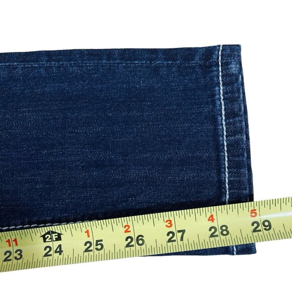 MISS ME Women's Blue Denim Ankle Jeans Sz 26 Embellished Skinny Low Rise Stretch - Picture 11 of 11